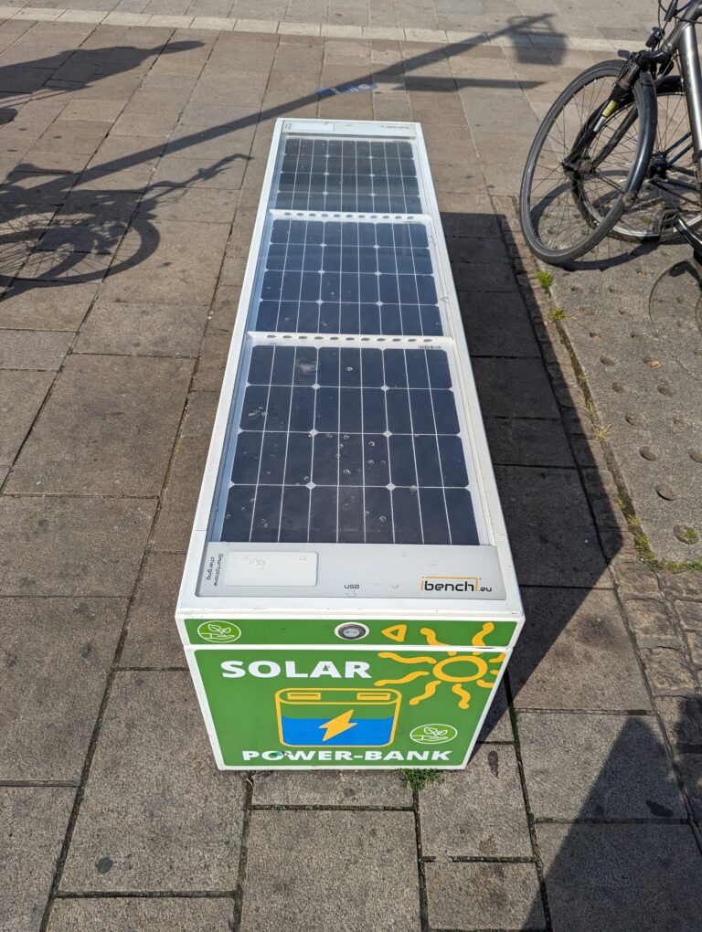 Read more about the article Solar powered banks for charging
